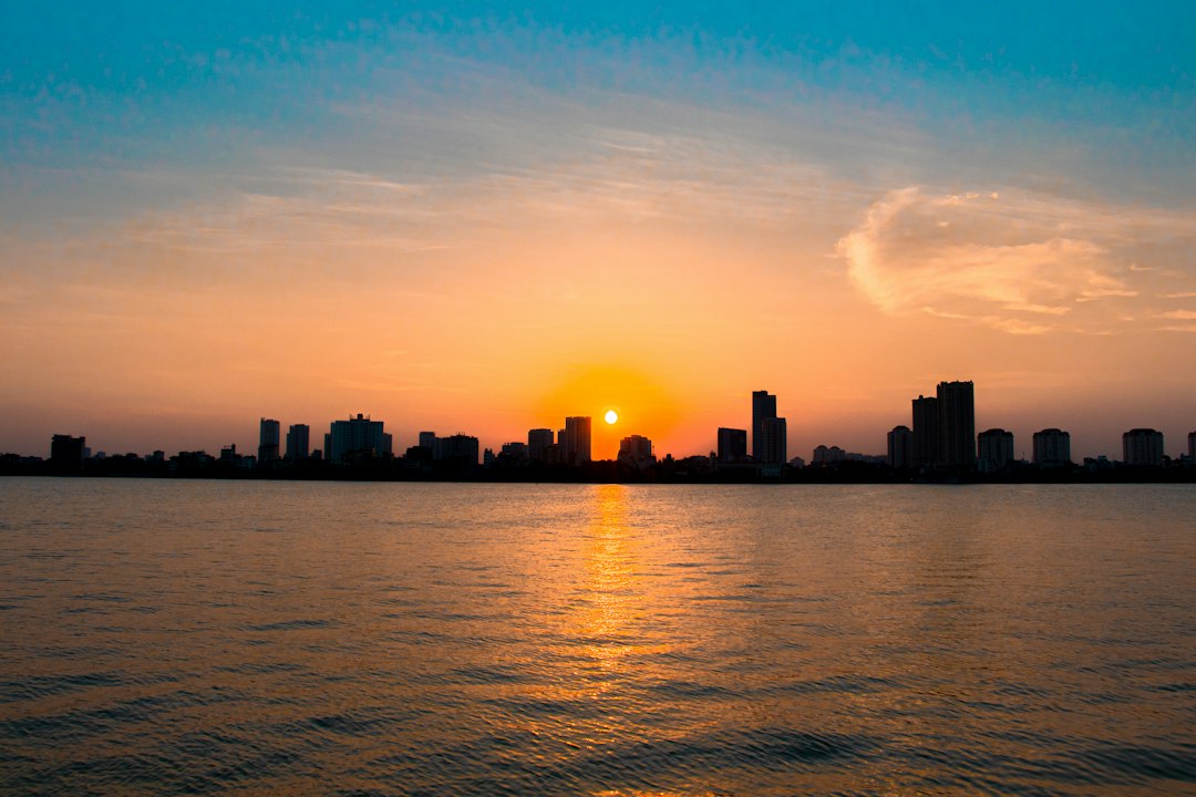 West Lake Hanoi at sunset